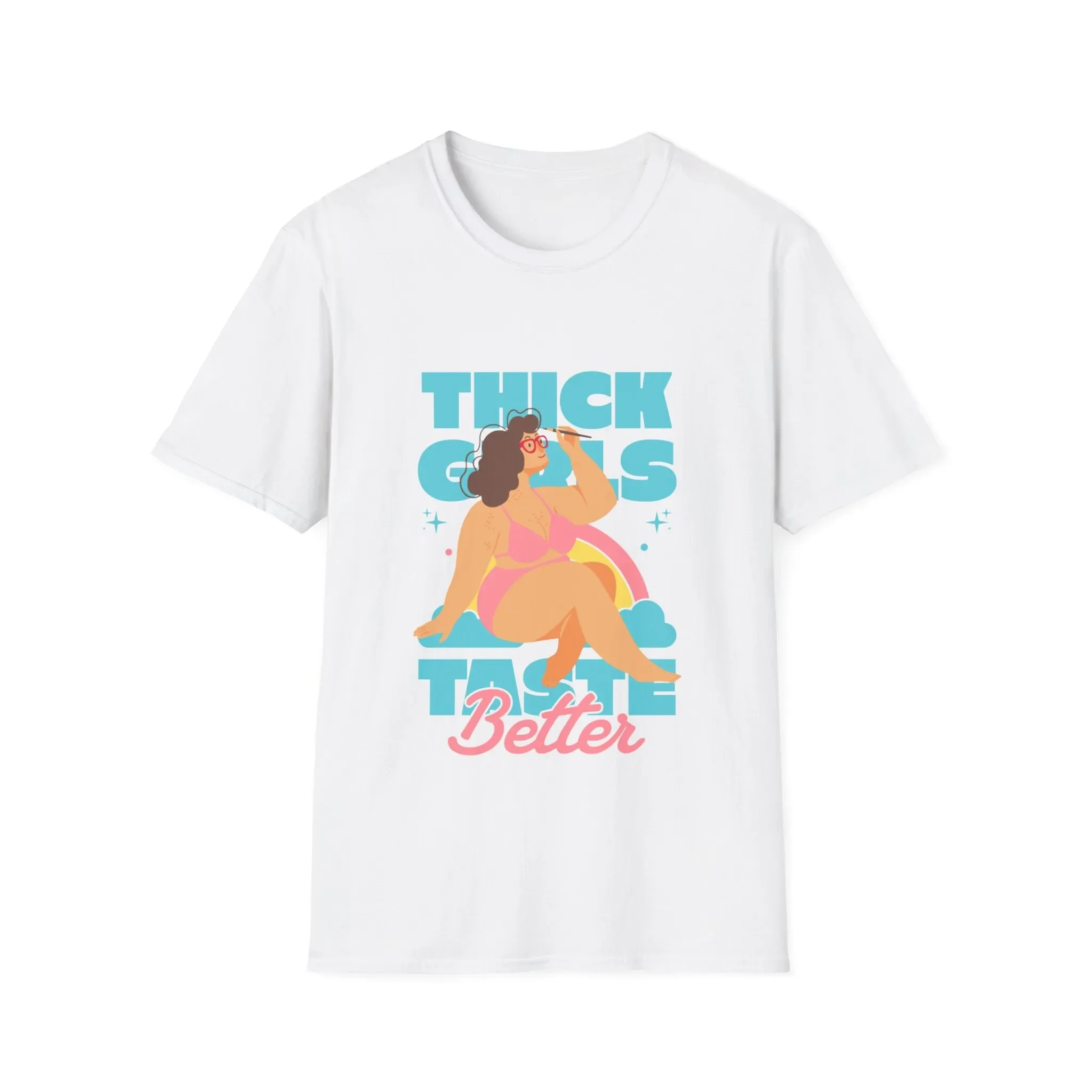 Thick Girls Taste Better Body Positivity Softstyle T Shirt