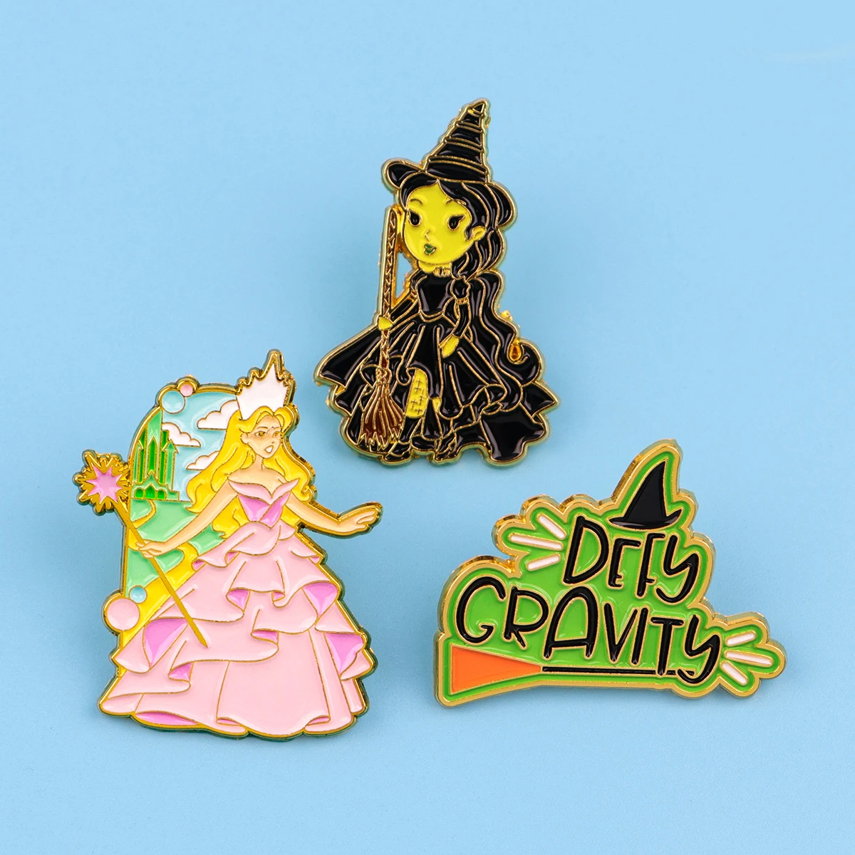 Cute Cartoon Witch Enamel Pins Anime Princess Brooch Lapel Pin Badge on Backpack Clothing Accessories Fashion Jewelry Kids Gifts #6