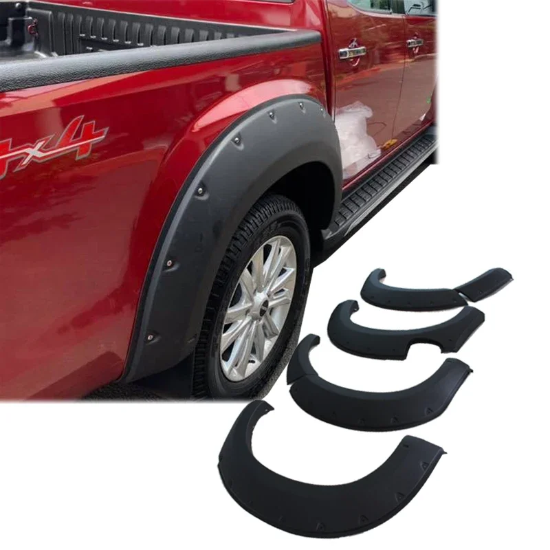 

YCSUNZ Wheel Arch Texture Matte Black Fender Flare Modified Design 9 Inch For D-max 2016 2017 2018 2019 Car Accessories