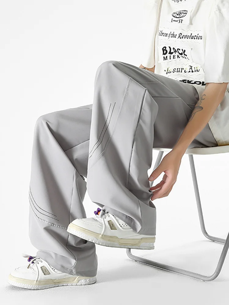 

American Sle Men's Summer 2025 New Faion Loose Sports Paratrooper Pants Versatile Casual Long Trousers for Teenagers