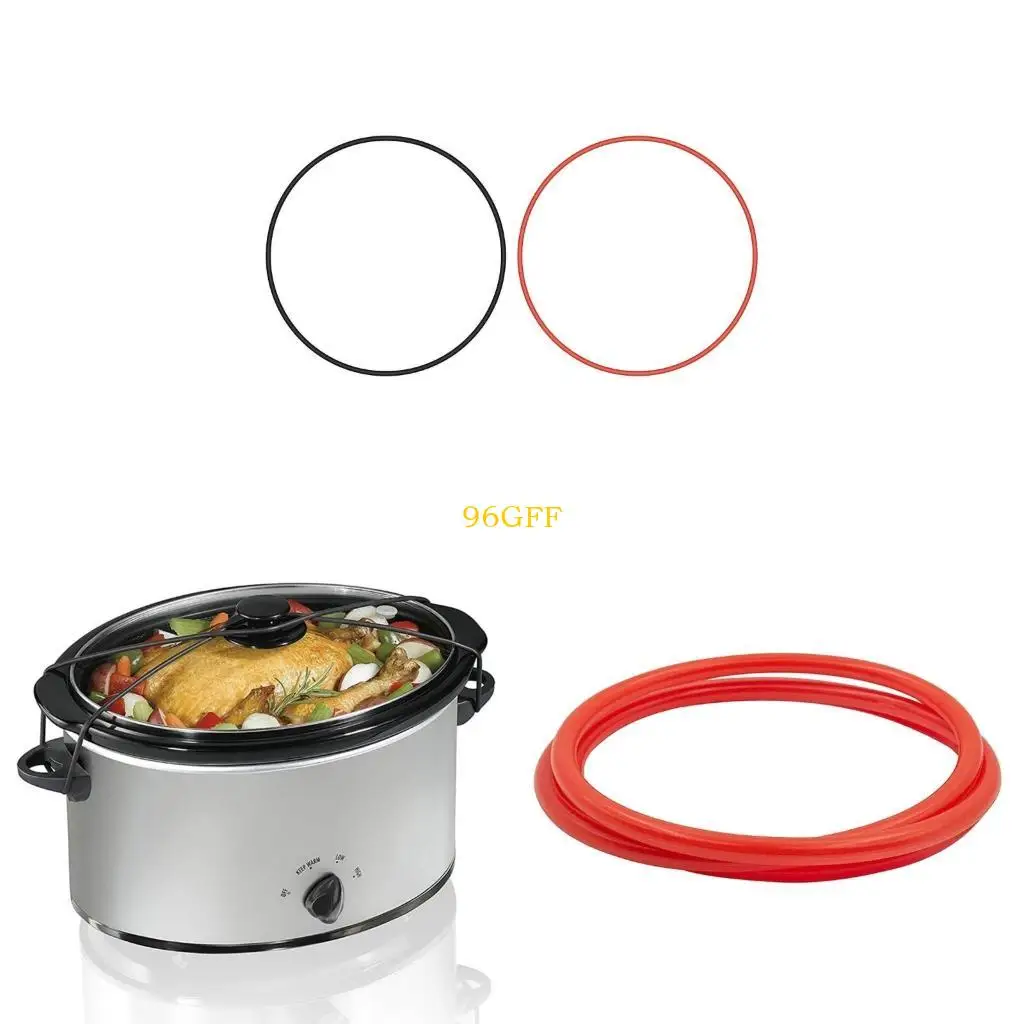 

96GF Lid Strap Rubber Bands Pot Lid Strap Slow Cookers Lid Strap Lid L-ATCH Straps for 6/7/8 Quart Lid Beach