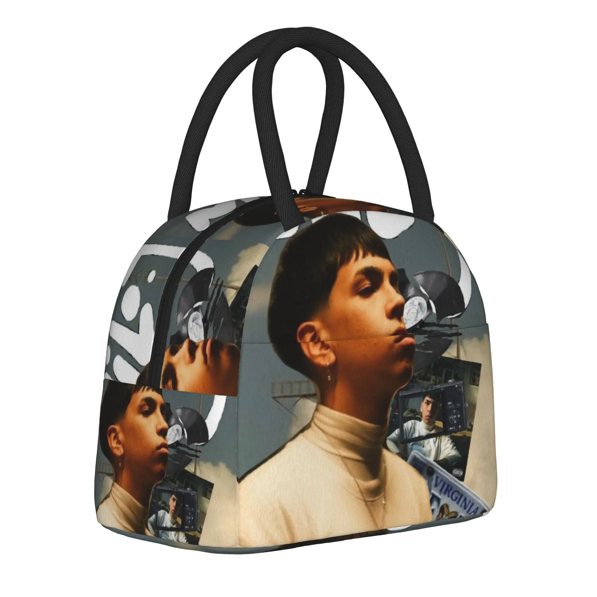 Milo J Rapper Music Album Tour Merch Insulated Lunch Bag For Travel  Storage Food Boxes Portable Thermal Cooler Lunch Boxes