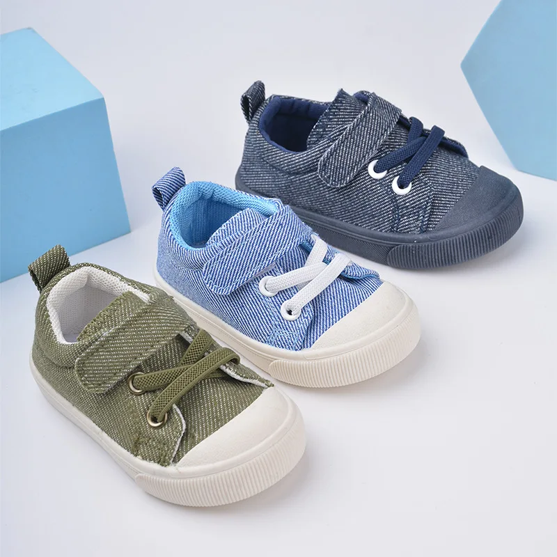 Casual Child Shoes 2025 Autumn New Child Canvas Flat Sole Single Shoe Retro Soft Sole Comforta Unisex Versatile Girl Sports Shoe