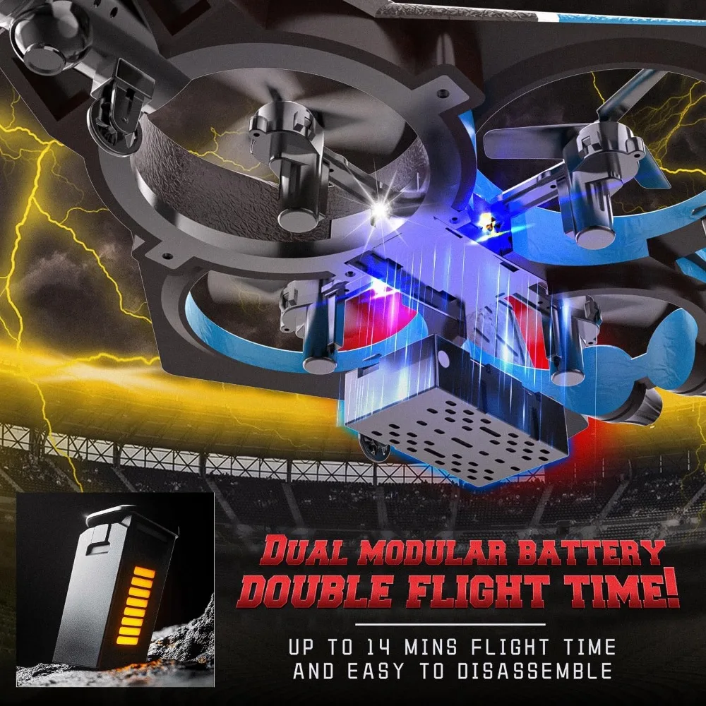 2.4GHz 6-Axis Gyro RC Airplane with Gesture Control, 360° Flip Capable Fighter Jet Toy