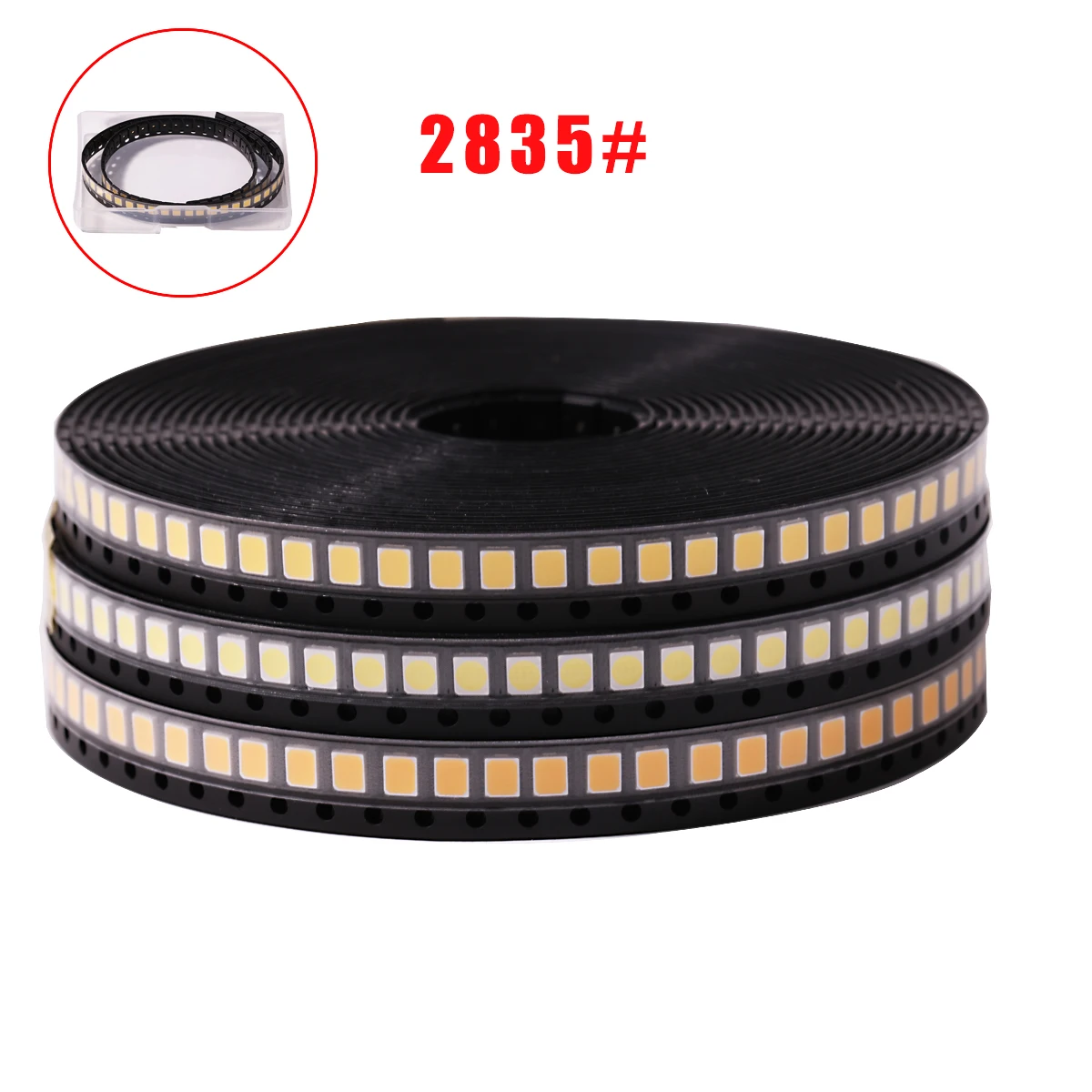 100pcs 2835 SMD LED Chip Diodes Light Emitting Lamp 1w 3v 6v 9v