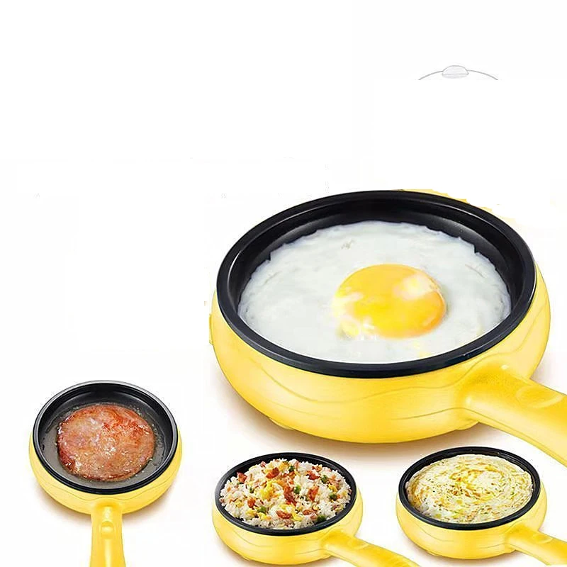 Small Frying Pan 1PC Frying Sautéing Cooking Multifunctional All-in-One Small Mini Electric Egg Cooker Breakfast Machine