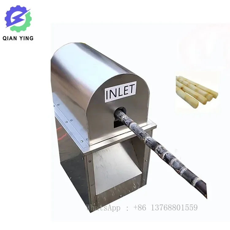 

Best Quality Sugar Cane Peel Removing Machine 65Kg Min Peeling Sugarcane Diameter 25Mm Sugarcane Peeler Machine