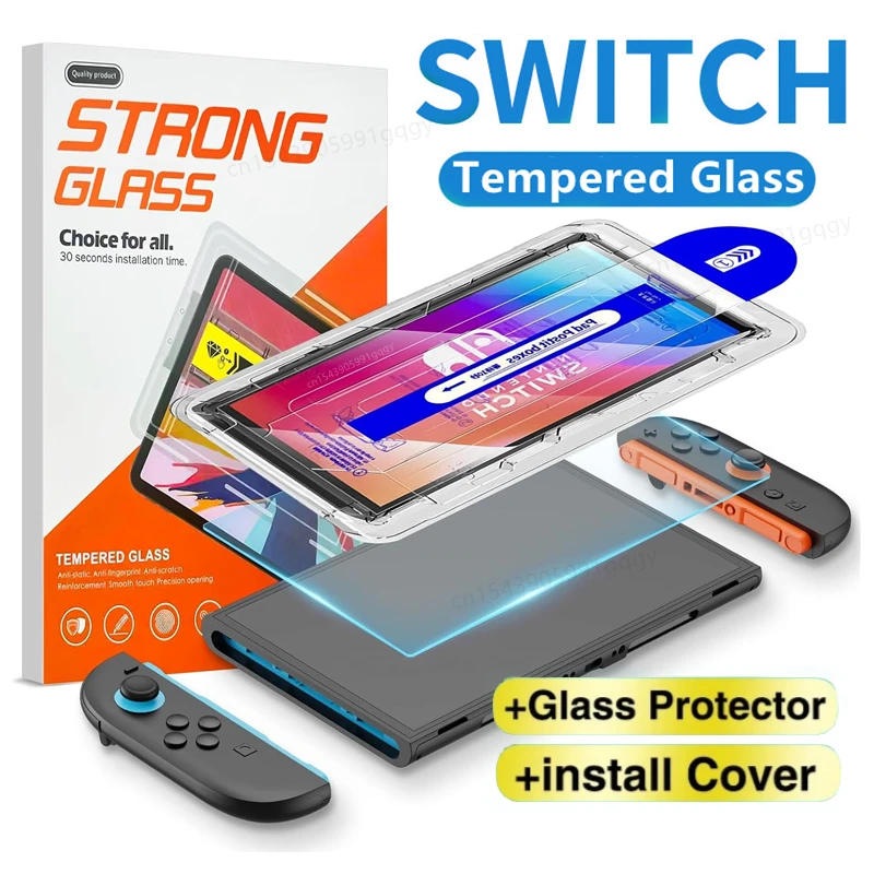

Easy Installation Tempered Glass for Nintendo Switch 2 OLED Game Console Protector Screen Protector for Nintendo Switch 2