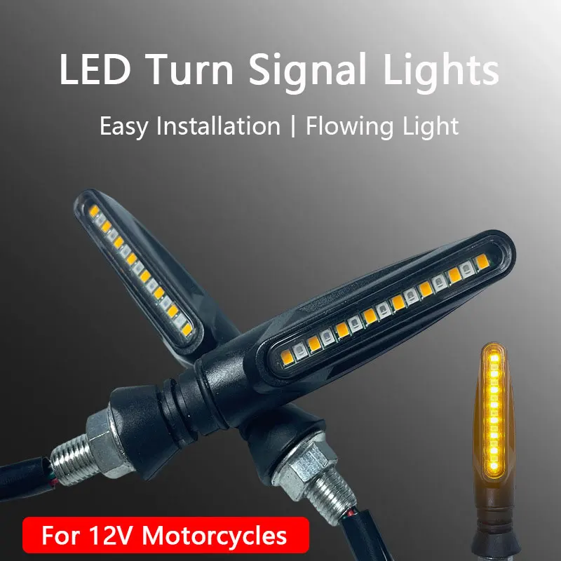 

Мотоциклетные светодиодные лампы указателя поворота 12 В для электромобилей, скутеров и мотокросса, модифицированные аксессуары, лампа