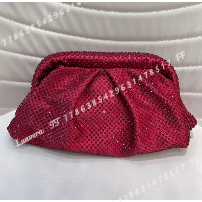 Spring Hot Sale Women Folded Dumpling Bag Woven Pattern Single Shoulder Crossbody Silk Material Made in China