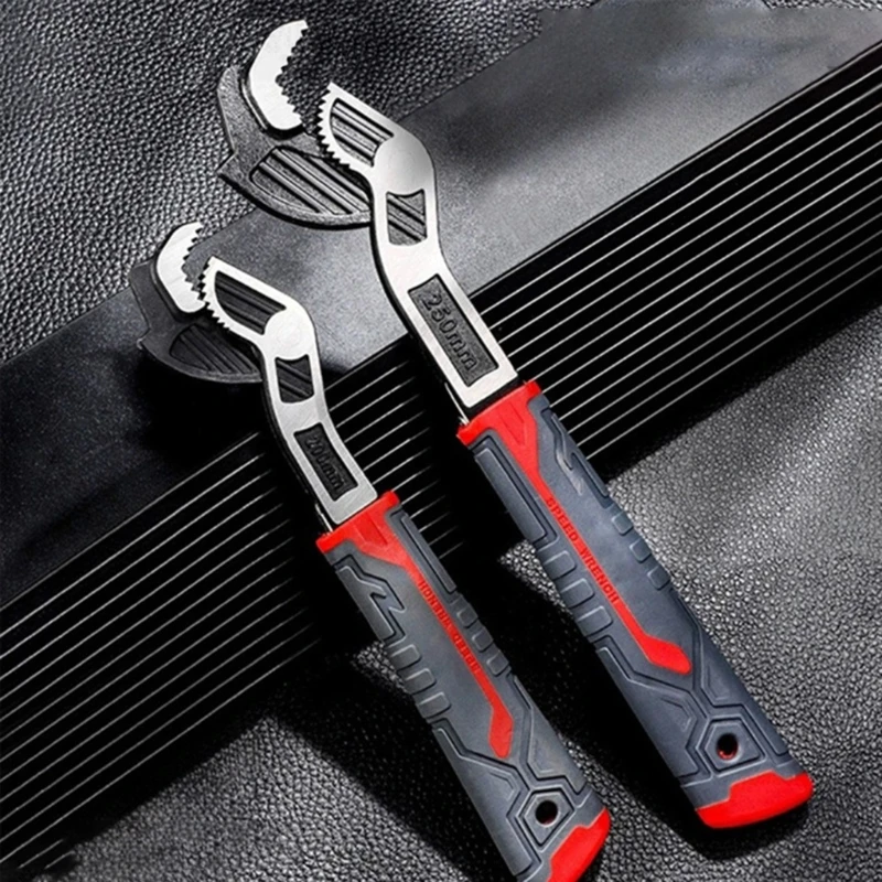 Multifunctional Self Locking Wrench Self Adjusting Pipe Wrench 6/8/10/12inch Pipe Vise Wrench Self Locking Pipe Wrench