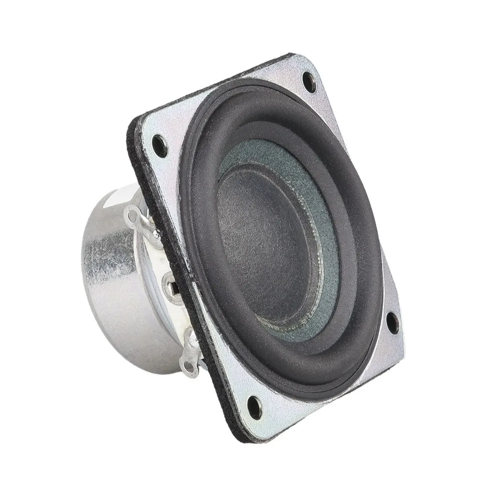 MW Audio 2 Stück 1,5" Fullrange-Lautsprecher 4 Ohm 5W, Dual-Neodym 16mm Spule Gummikante Long Throw 40mm – Detail 6