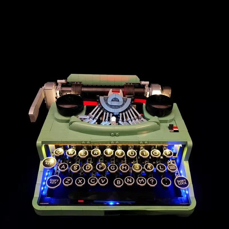 

Не входит в комплект моделей, светодиодный светильник для 21327, идеи, пишущая машинка, строительные блоки, городские кирпичи, лампа «сделай сам», игрушки, подарочный набор