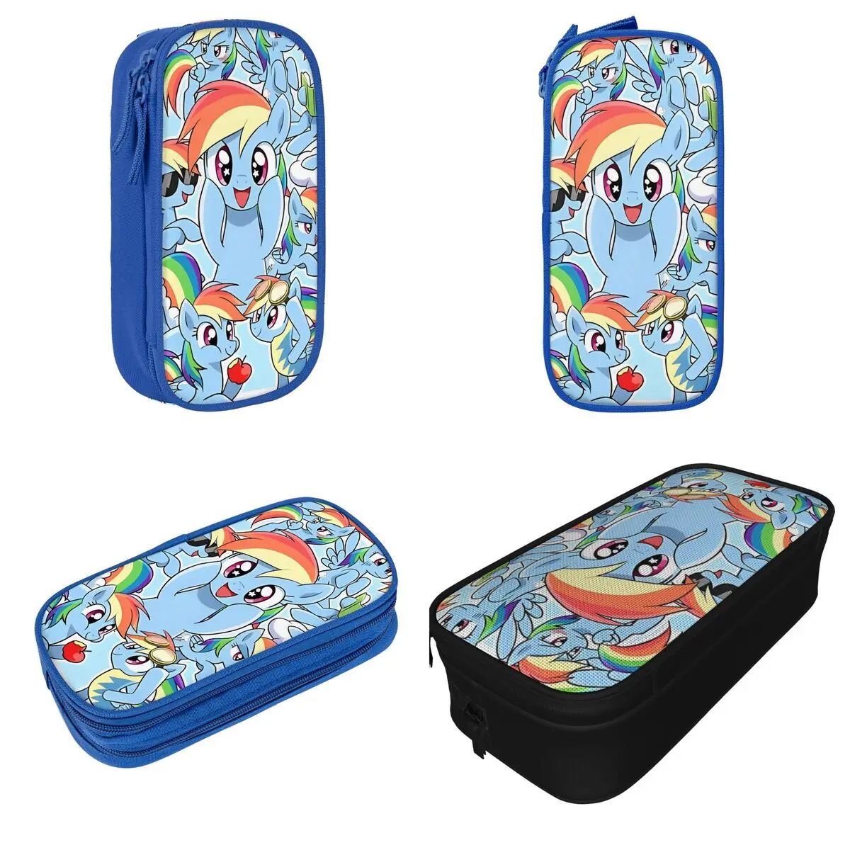 Rainbow Dash M-My Little PonyS astucci portapenne astucci per ragazze ragazzi grandi borse materiale scolastico regali cancelleria