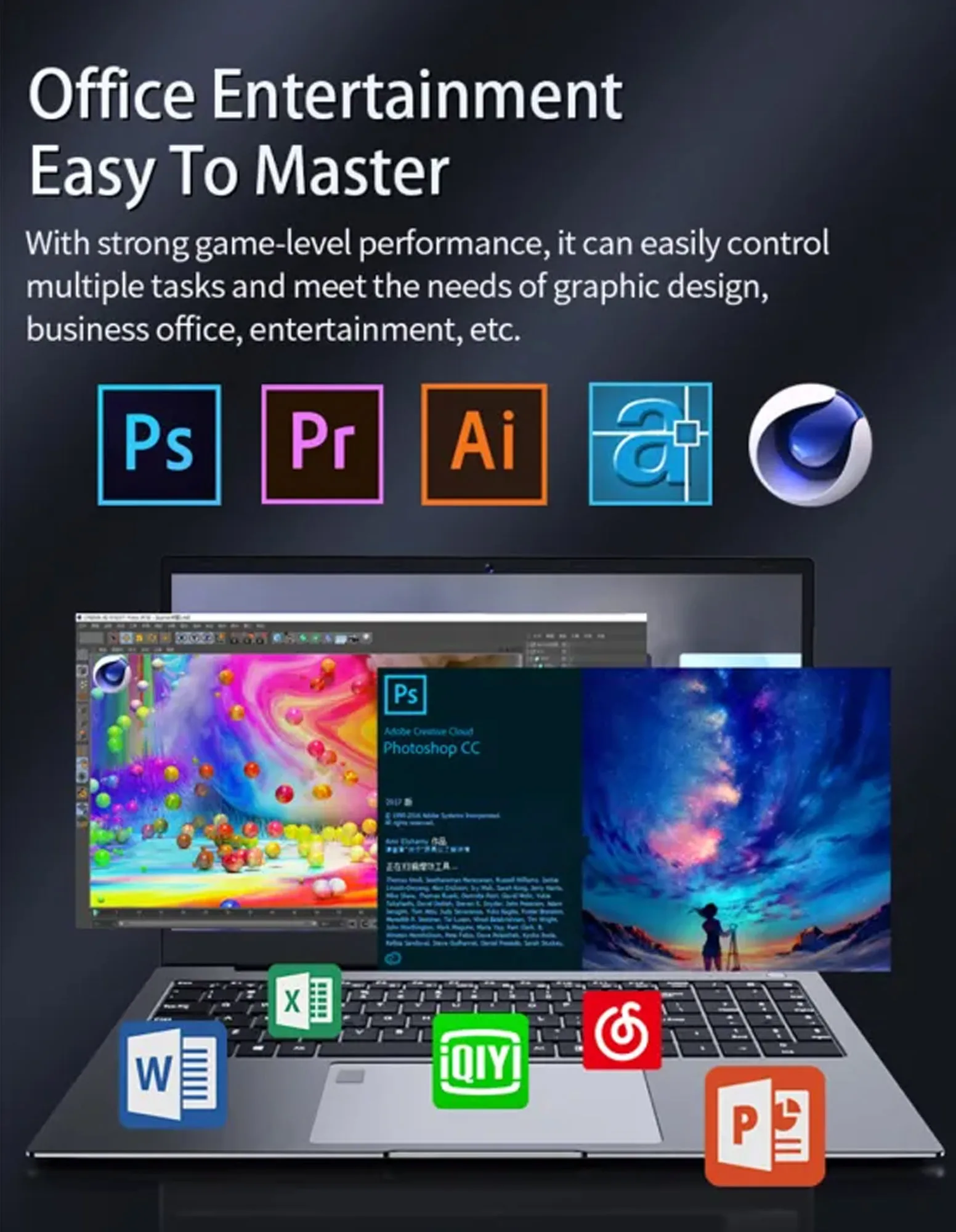 Ultra-thin Laptop Intel Core I9-9900 32GB 2TB Gaming PC Ultra Slim Office Study Computer PC Windows 11 Pro 1920*1080 HD