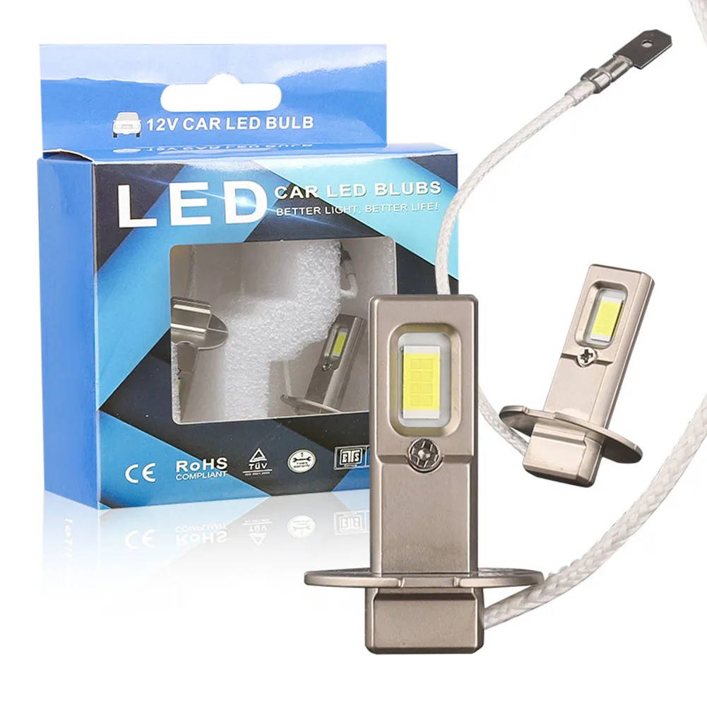 

For Enhanced Road Lighting H3 Headlight Bulb 12V Headlight High Lumen Car Fog Light Auto Lighting Enhanced Visibility Headlamp