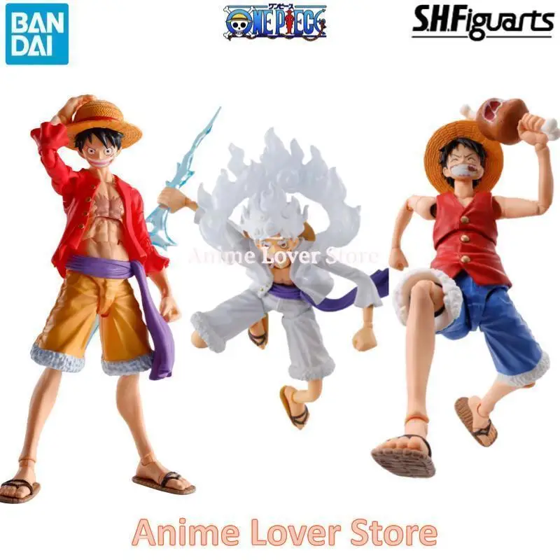 Bandai Original SHFiguarts SHF ONE PIECE Luffy  Anime Figure Toys