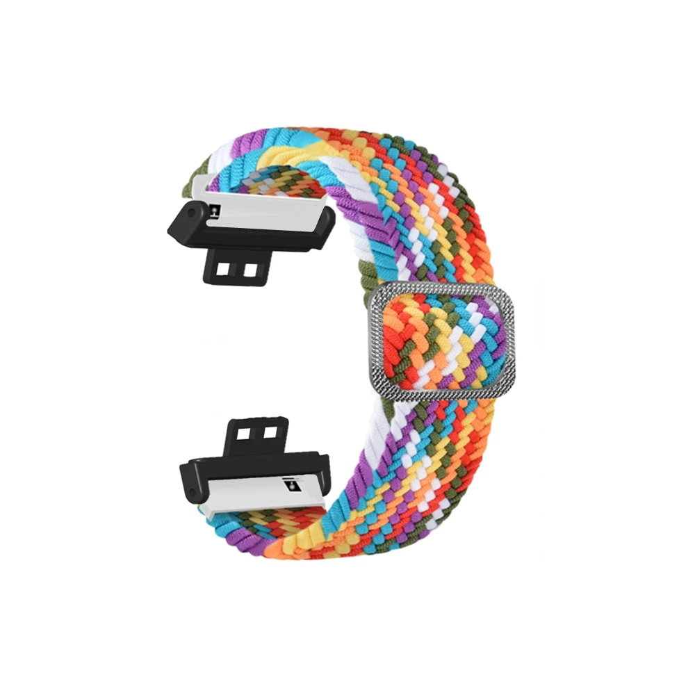 Bracelet artificiel astique en Nylon Tissé et Respirant, Accessoires de Montre Réglables pour Huami Aamazfit T-rex/ T-rex pro