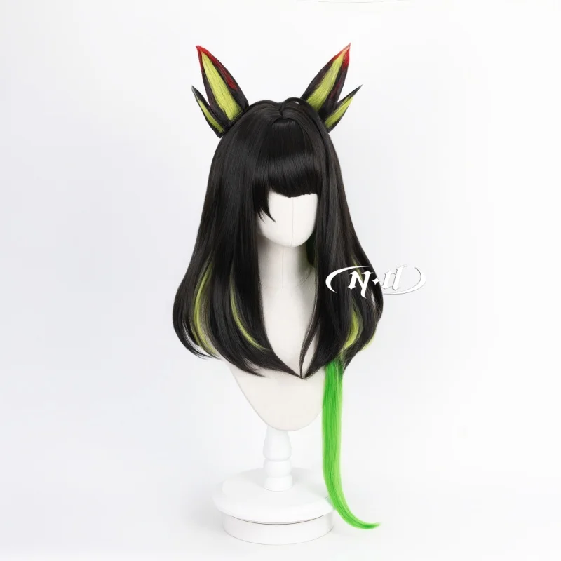 ND Mon3tr Cosplay Wigs Hairpiece Arknights Cosplay Hair Wigs for Comic Con Coser Costume Theme Party Heat Resistant Synthetic