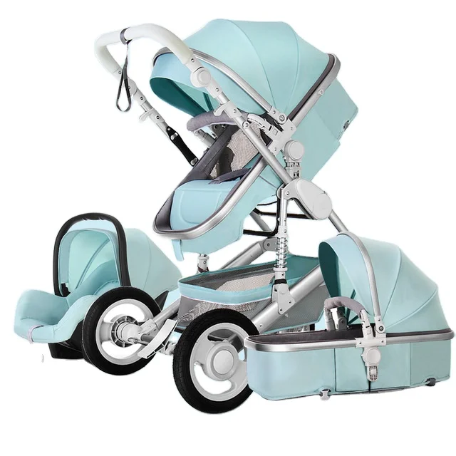 

Custom Material 7 Colors Luxury Travel Stroller Baby Strollers