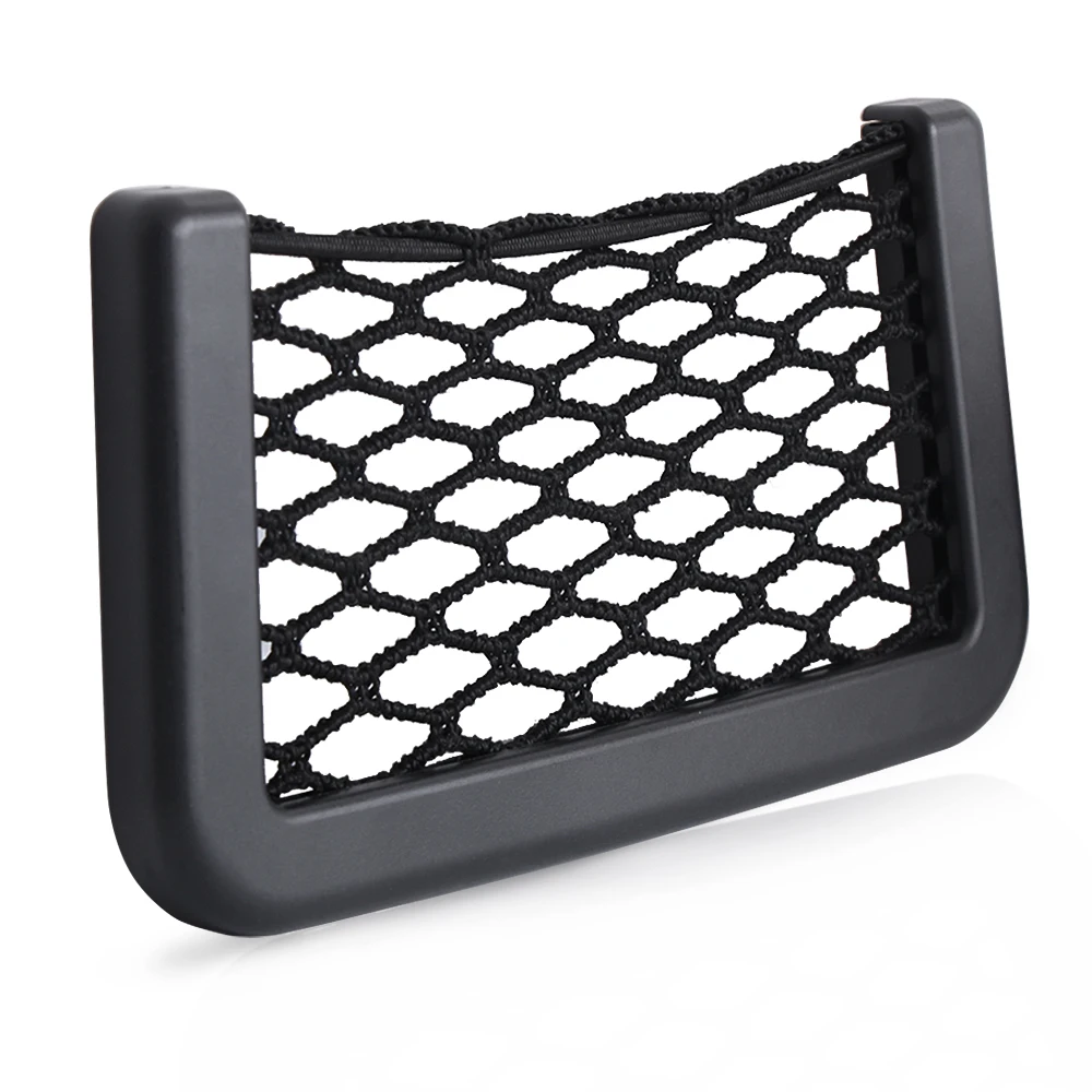 Mini Vehicle Mobile phone storage Net Car Styling Storage Net Bag Accessories Sticker  hxh