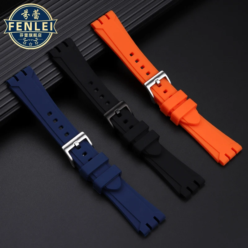 For Swatch Watch Band YVS423 YCS YAS YGS Strap Men's Concave Mouth Rubber Silicone Watch Chain 19mm 21mm High Quality Bracelet
