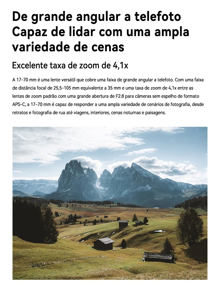 Tamron 17-70mm F2.8 Di III-A VC APS-C bezlusterkowy aparat szerokokątny Zoom obiektyw do Sony A6700 ZVE10 Fujifilm XT4 XT30 XS10