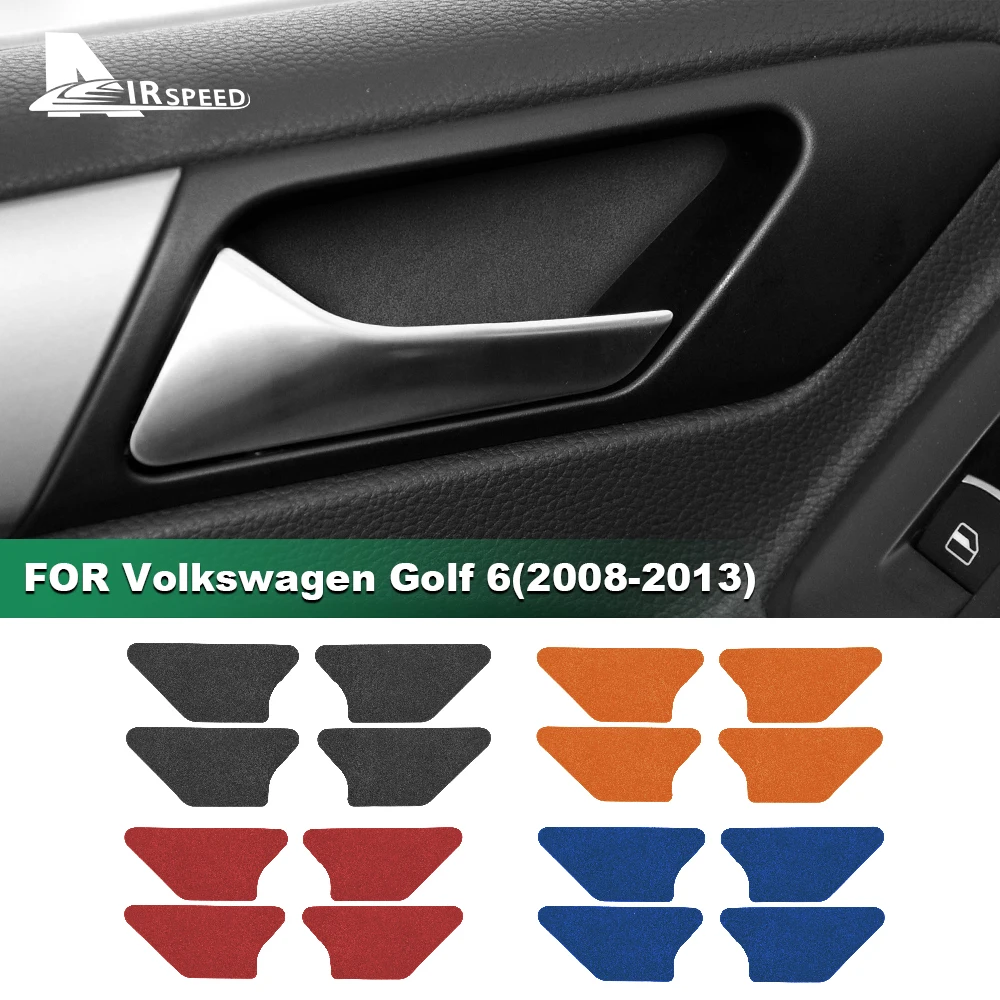 Für volkswagen vw golf 6 gti r mk6 2008 2009 2010 2011 2012 2013 italien super wildleder auto tür schüssel verkleidung innen verkleidung