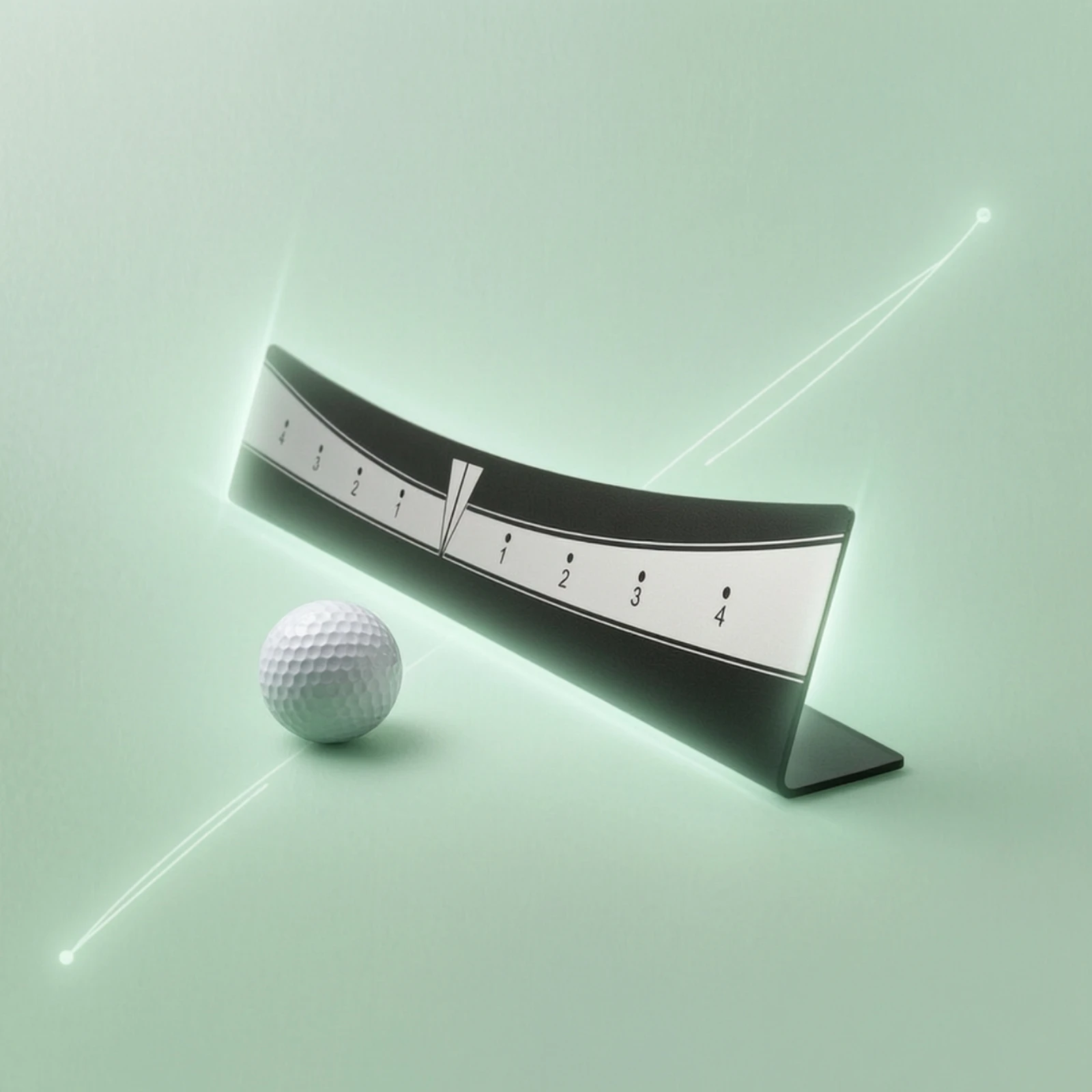Golf Putting Training Aid Accurate Putting Plane Rail Stroke Path Guide Lightweight Versatile for Golfers, Home, Office