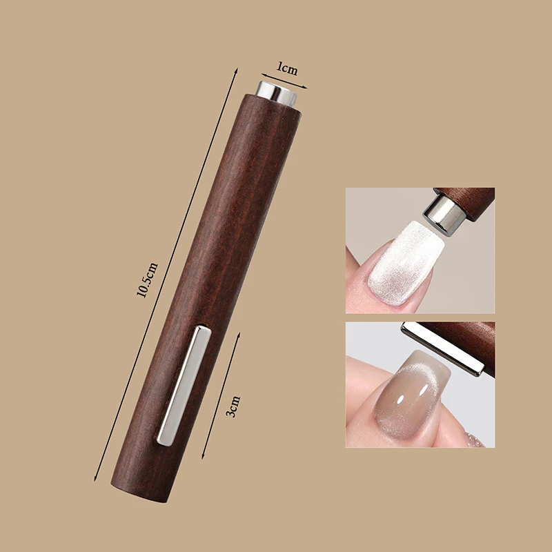 1 Pcs 3 In 1 Multifunctional Strong Cat Eye Magnet UV/LED Gel Nail Magnetic Stick for Nail Art Design Manicure Special Tools