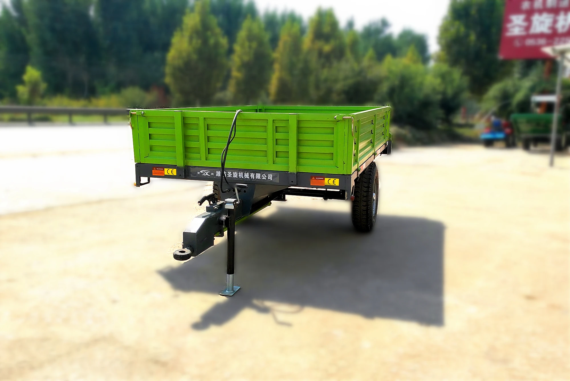 Certyfikat CE 3T Ciągnik ogrodowy z wywrotką do sprzedaży