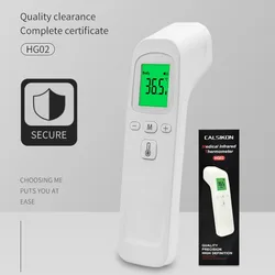 Non-Contact Infrared Thermometer Medical Digital Handheld Human Forehead Rapid Thermometer Flat Digital Ear Thermometer Thermome