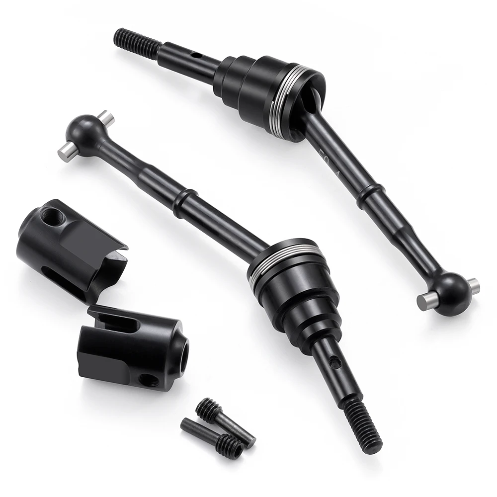 ชุดขับเคลื่อนดิฟเฟอเรนเชียล CVD โลหะ AXSPEED สำหรับด้านหน้า/ด้านหลัง สำหรับรถ Traxxas 1/16 Mini Maxx 2S RC อะไหล่แต่งรถ