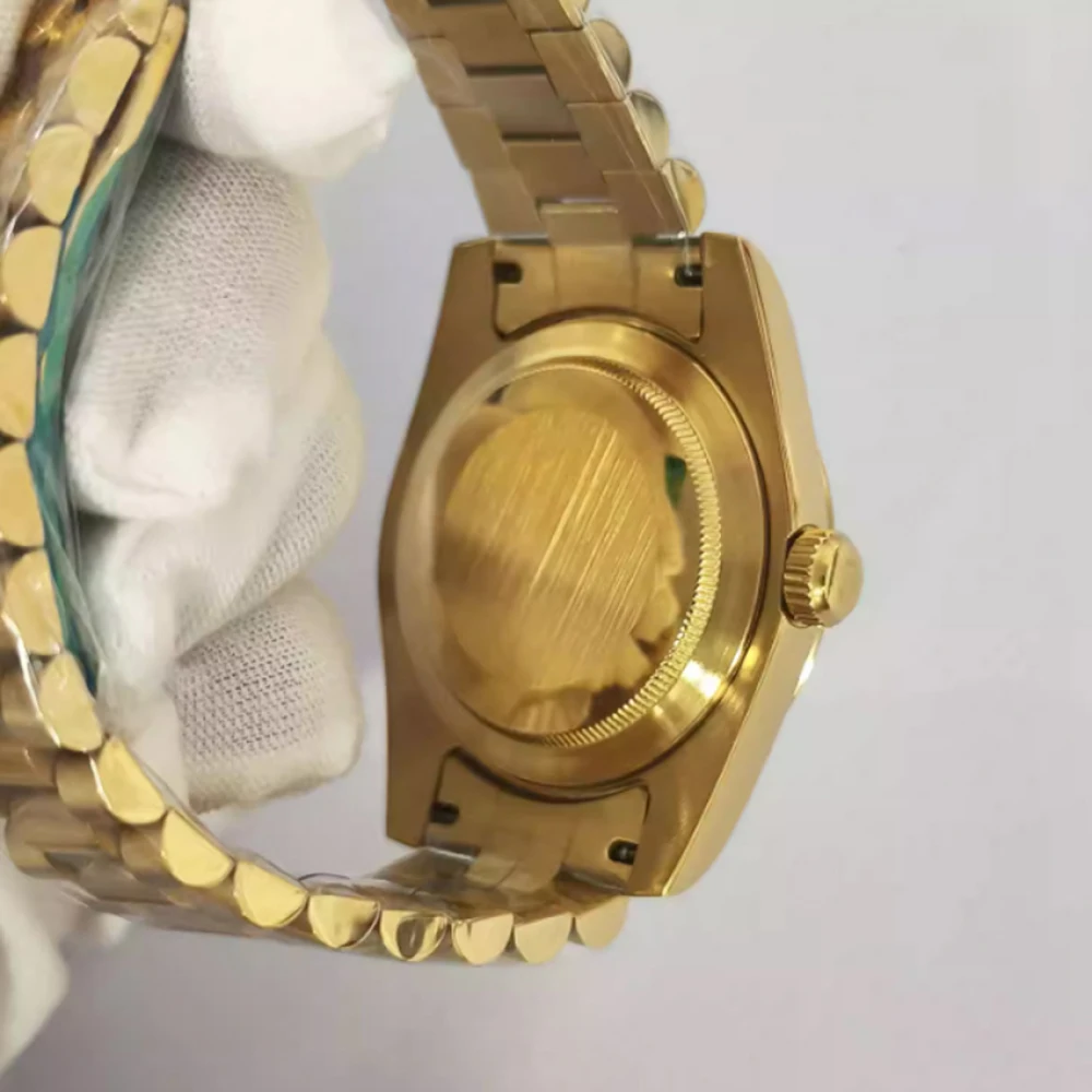 حافظة ساعة 36/39 ملم، هيكل من الفولاذ المقاوم للصدأ NH35 مجموعة حزام الساعة، لحركة NH35 NH36، غلاف الساعة + سوار، قرص مناسب 28.5 ملم