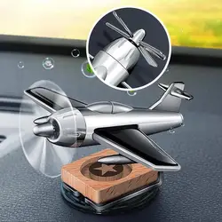 Car Aromatherapy Solar Airplane Decoration Solar Aircraft Vehicle Ornaments Car Interior Decoration Supplies