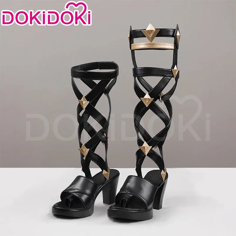 

LQCaptain Capitano Citlali Ororon Shoes Game Genshin Impact DokiDoki Men Women Capitano Cosplay Long Boots