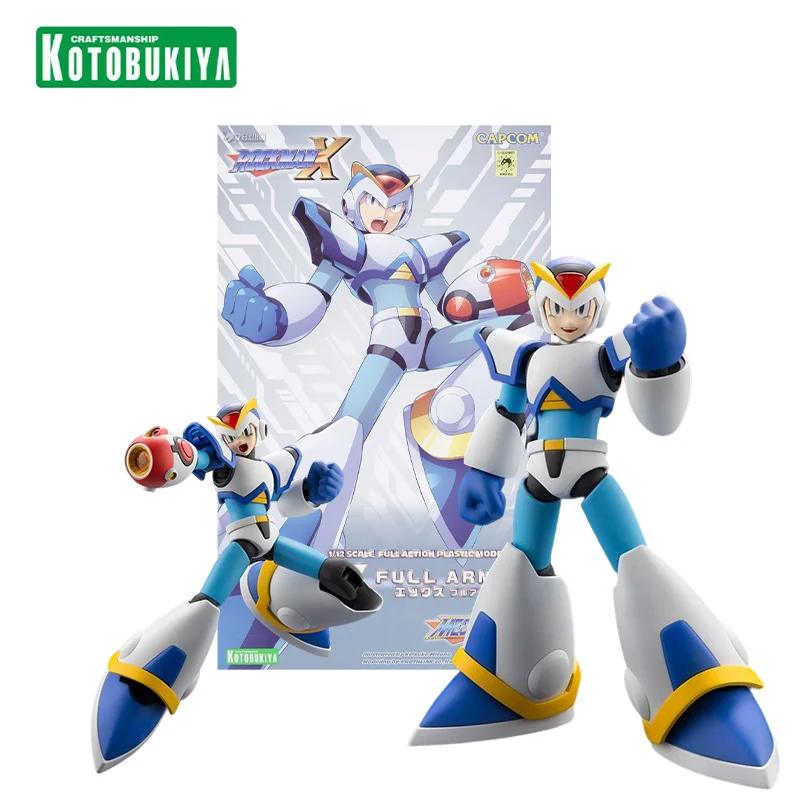 

Kotobukiya Original BOX 1/12 Rockman X Full Armor Scale Full action Plastic Model Kit Anime Fighter Assembly Toy gift for kids