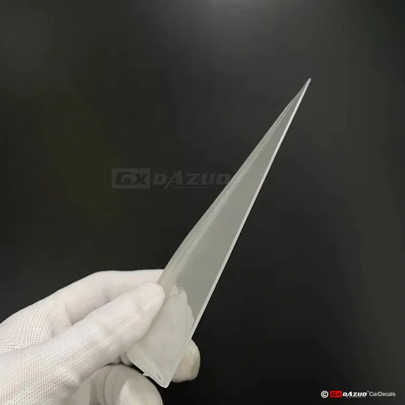 5 Pcs/Lot 16*7CM Thin White Plastic Card Squeegee Semi Transparent Squeegee