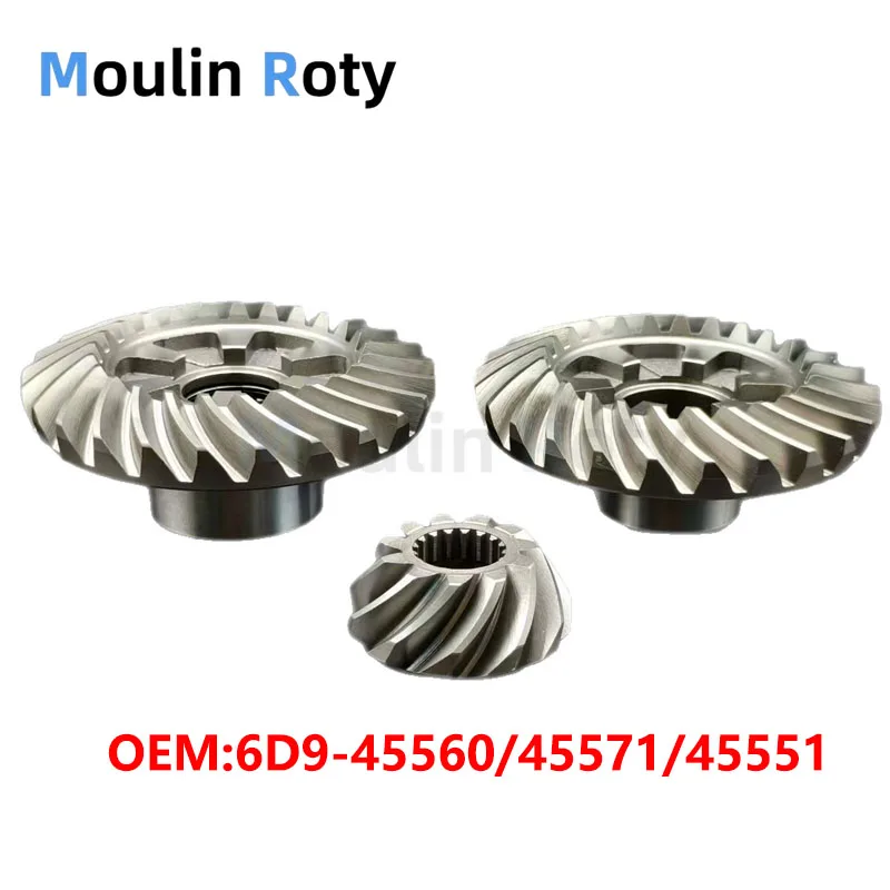 

6D9 Gear Set 6D9-45560, 6D9-45551, 6D9-45571 for Yamaha Outboard Motor Parts 4 Stroke F50 F60 F90Hp 25T/25T/11T