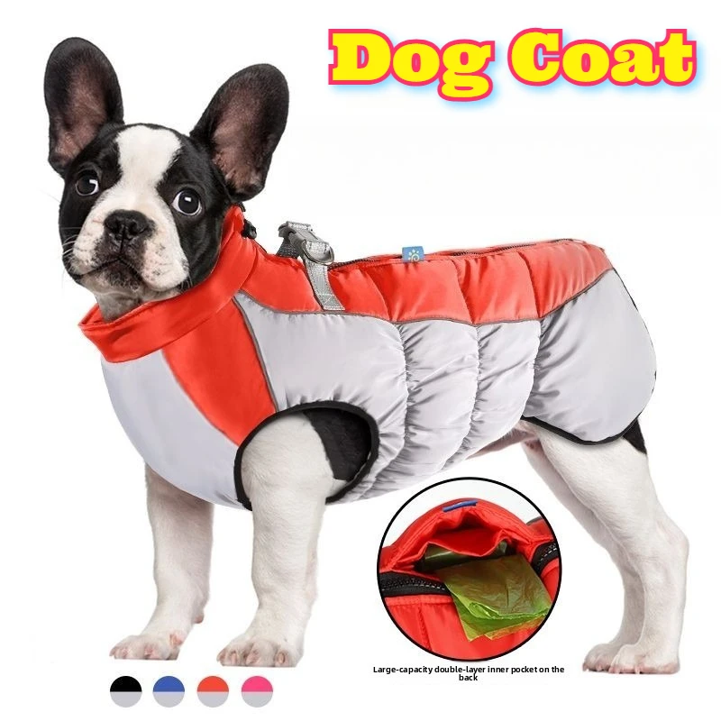 

Dog Winter Coat Warm Clothes Four Legs Outfit Thickened Plush Soft Lightweight Cotton Apparel Non Shedding Poodle Corgi Small