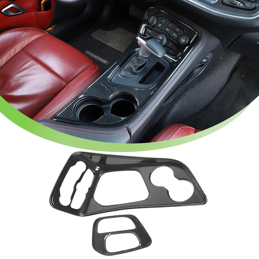 

Автомобильная декоративная накладка на панель переключения передач для Dodge Challenger 2015 2016 2017 2018 2019 2020 2021 2022 2023 аксессуар для интерьера