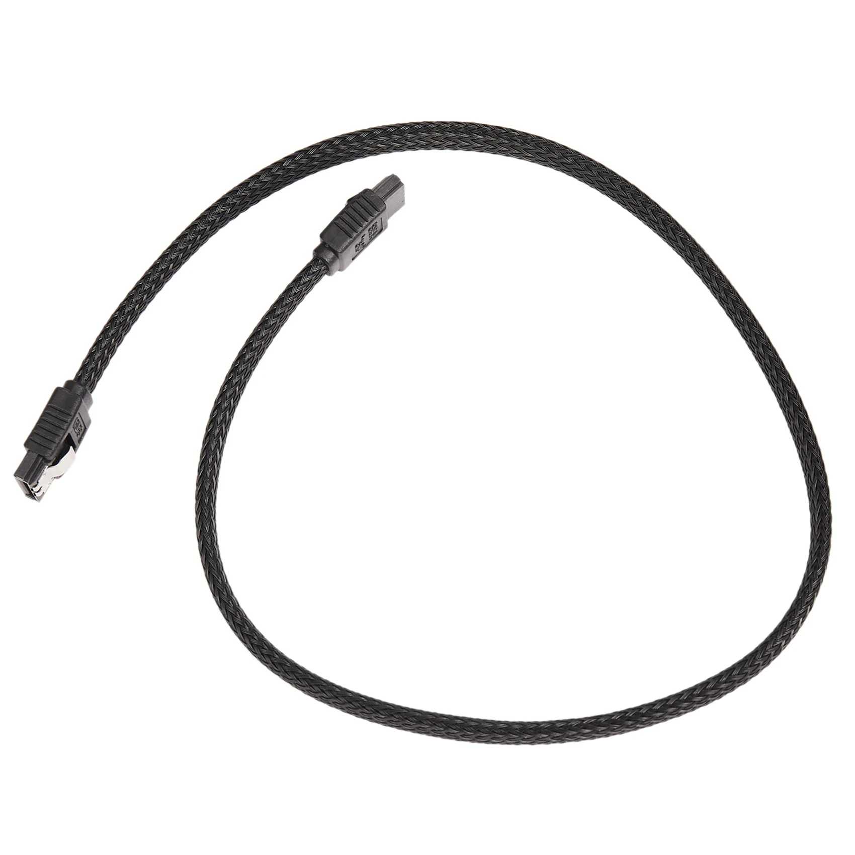 10 قطعة 50 سنتيمتر SATA 3.0 III SATA3 7Pin كابل بيانات 6 جيجابايت/ثانية SSD كابلات HDD القرص الصلب بيانات الحبل الإصدار المميز (أسود)-PZW