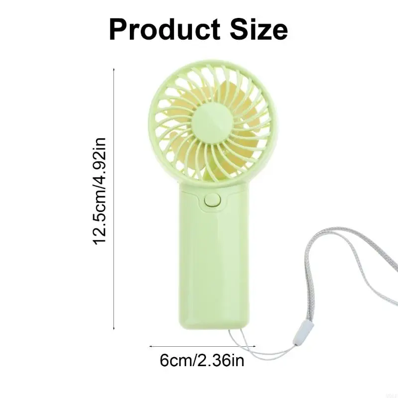 Quạt cầm tay Molf 1.5V AAA Pin nhỏ Quạt điện làm mát động cho văn phòng du lịch Quạt làm mát ngoài trời