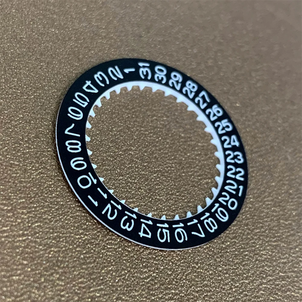 Movimiento de reloj que reemplaza piezas de repuesto pegatinas de calendario fecha Día rueda disco de calendario de reloj para NH35