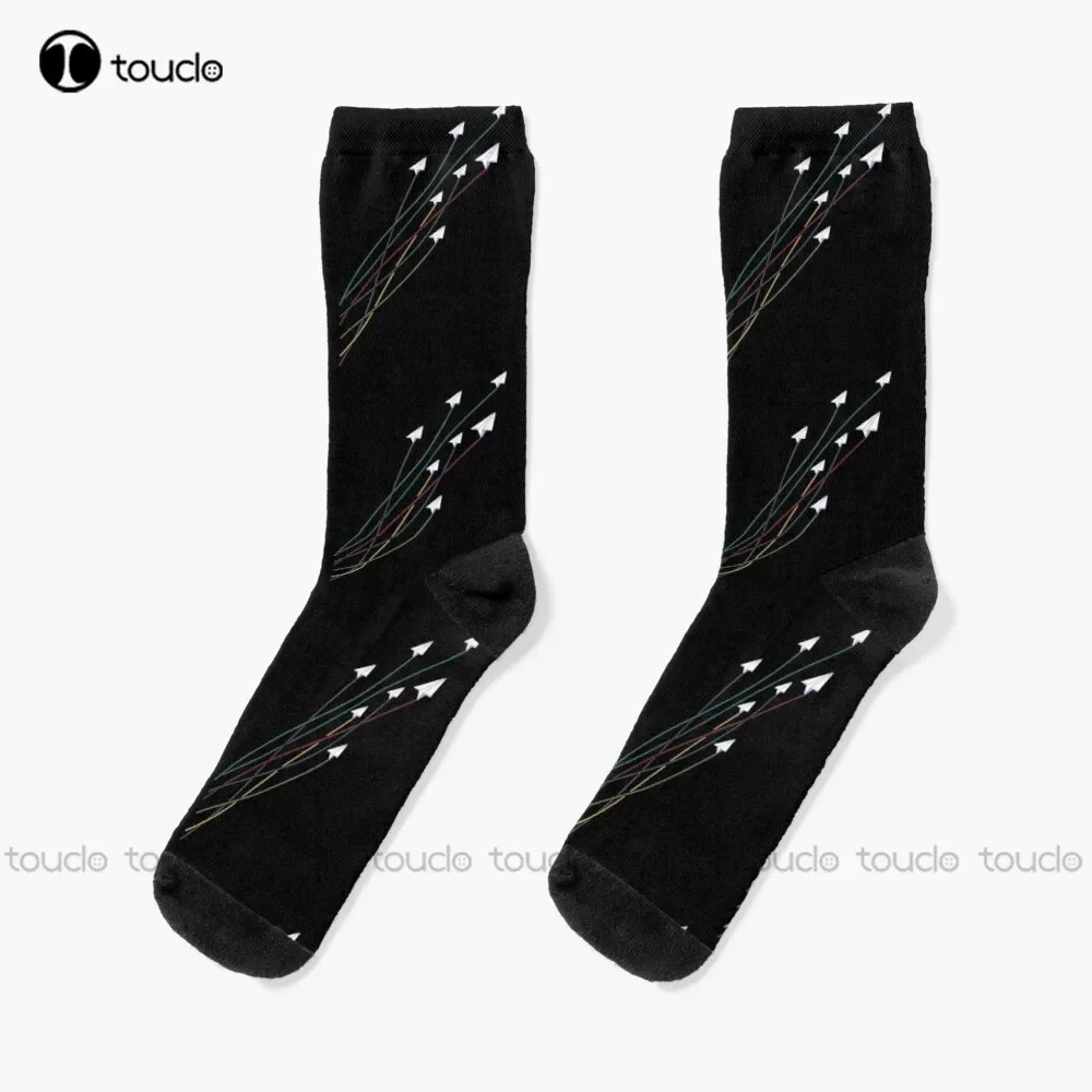 Paper Airplane Flying Colors Paper Plane Master Origami Design Socks American Flag Socks Men Personalized Custom Fashion New