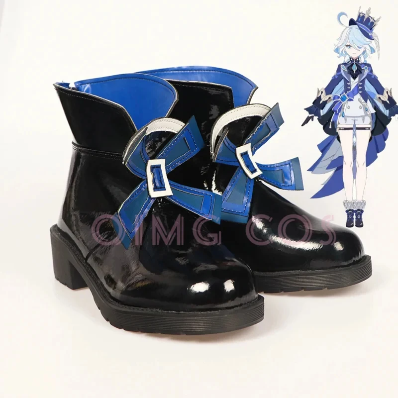 2026 Genshin Focalors Cosplay Shoes Impact Anime Chinese Style Halloween for men 33MVM - view 2