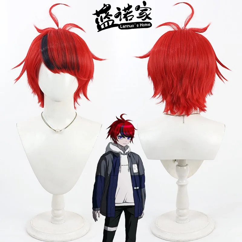 

Anime 100 Days of War Takumi Sumino Cos Cosplay Wig Halloween Carnival Party Props Synthetic Hair Heat Resistant Fiber + Wig Cap