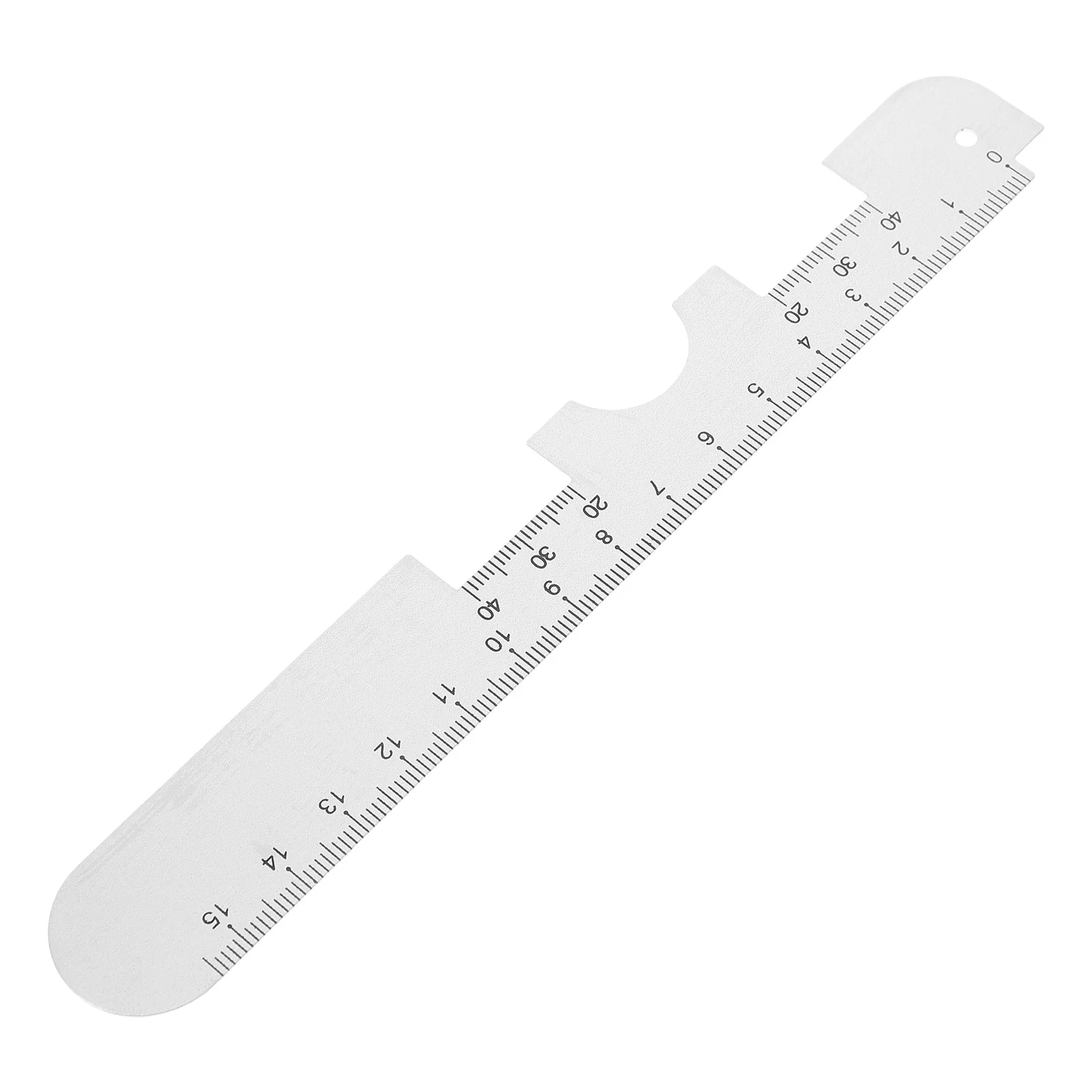 Aluminum Pd Ruler for Glasses Double-Sided Scale Pupillary Distance Measuring Tool Optical Equipment Pd Ruler for Glasses