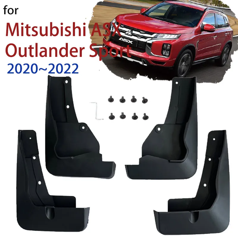

Car Mud Flap Fender for Mitsubishi ASX Outlander Sport 2020~2022 Mudflap Mudguards Slapsh-Proof Guard Flares Auto Accessories