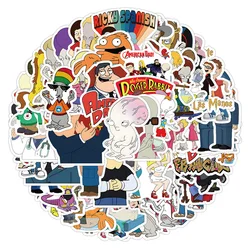 Disney Movie American Dad Adesivos para crianças, impermeável, decorativo, skate, caixa do telefone, carro, bonito, desenhos animados, decalques, brinquedos, 10 pcs, 30 pcs, 50pcs